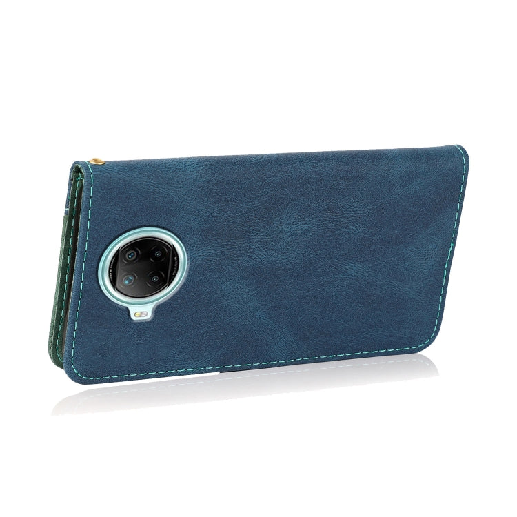 For Xiaomi Redmi Note 9 Pro 5G Dual-color Stitching Leather Phone Case