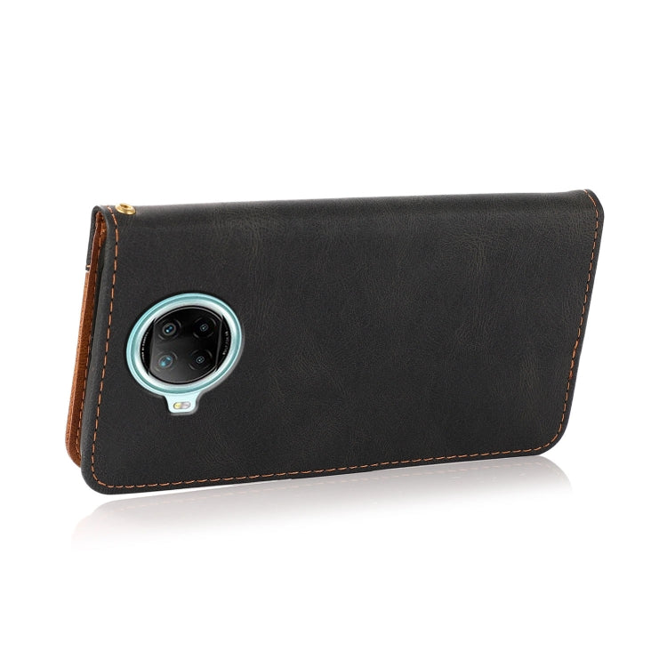 For Xiaomi Redmi Note 9 Pro 5G Dual-color Stitching Leather Phone Case