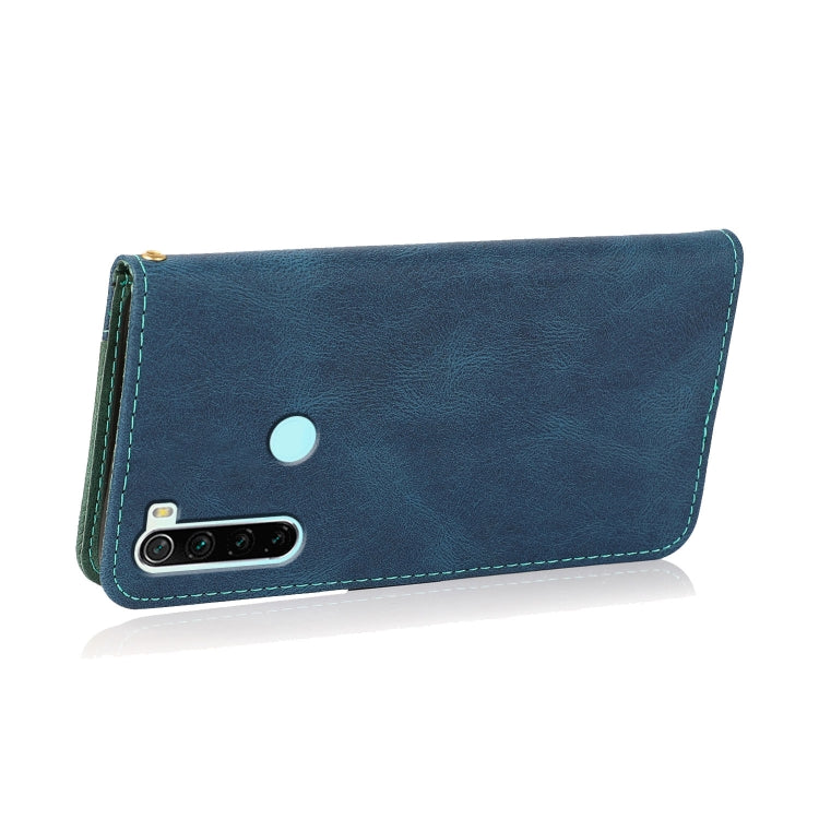 For Xiaomi Redmi Note 8 Dual-color Stitching Leather Phone Case