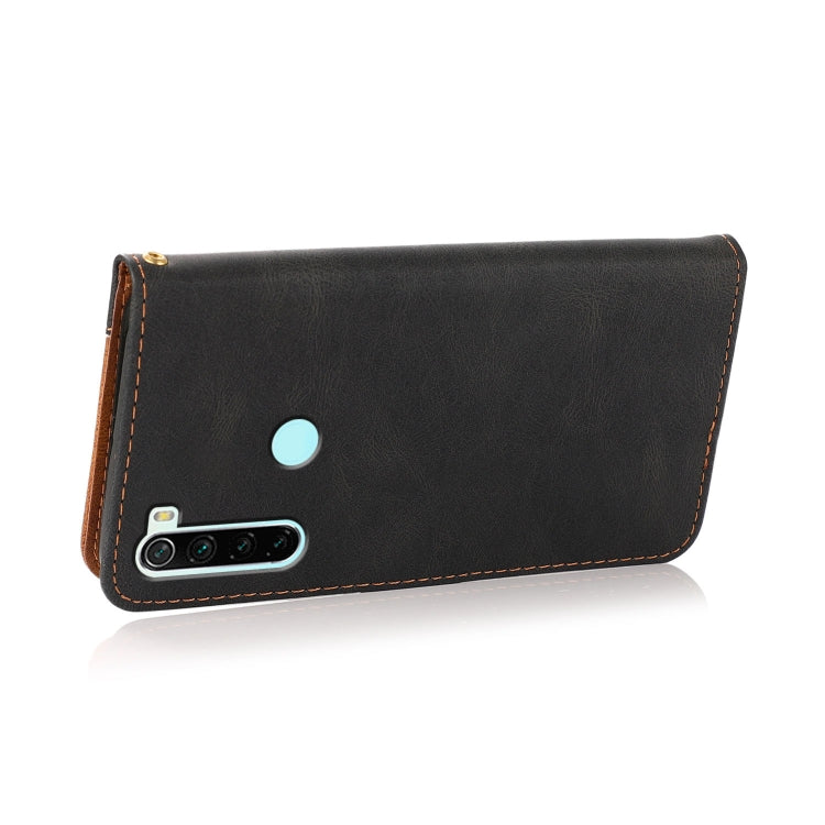 For Xiaomi Redmi Note 8 Dual-color Stitching Leather Phone Case