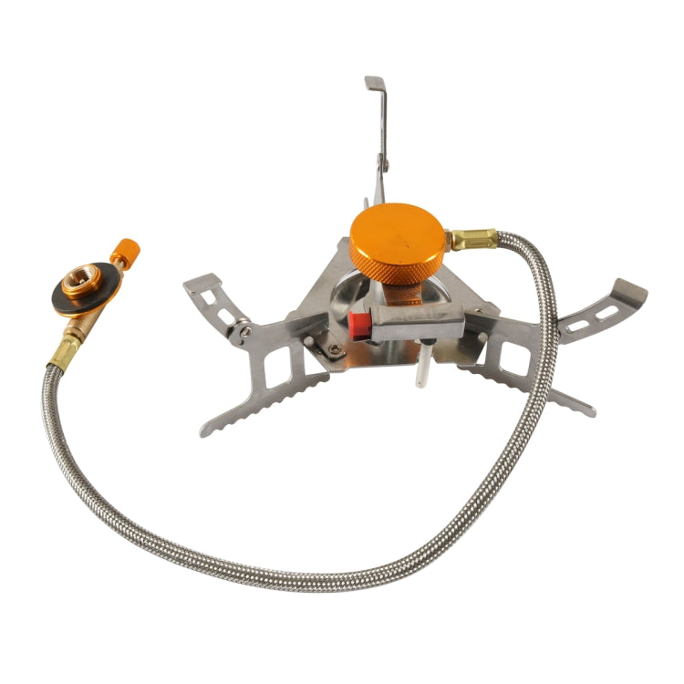 A8374 RV / Camping Portable Gas Stove with Adapter + Ignition
