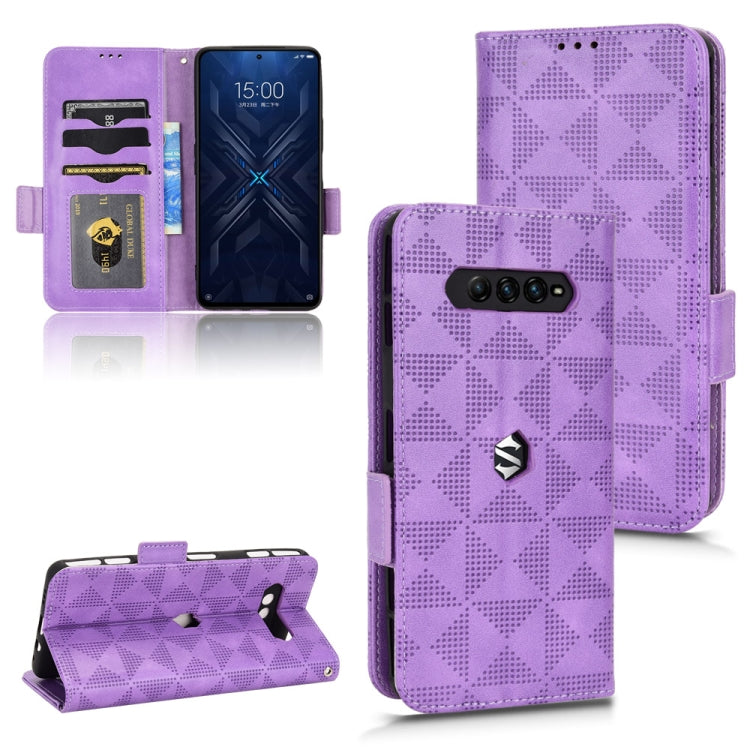 For Xiaomi Black Shark 4 / 4 Pro Symmetrical Triangle Leather Phone Case