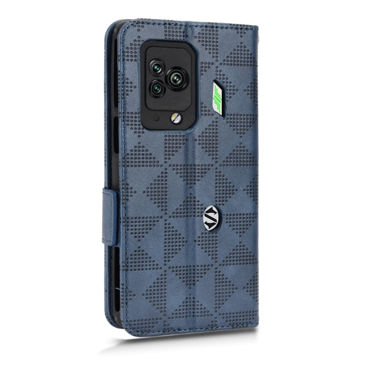 For Xiaomi Black Shark 5 Pro Symmetrical Triangle Leather Phone Case