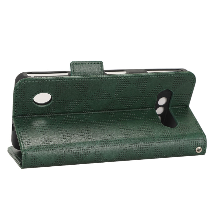 For Xiaomi Black Shark 5 RS Symmetrical Triangle Leather Phone Case