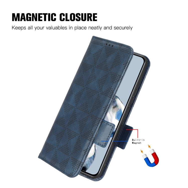 For Xiaomi 12 / 12S Symmetrical Triangle Leather Phone Case