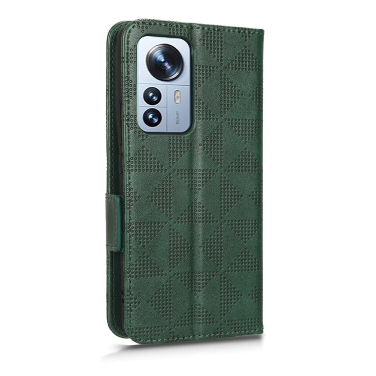 For Xiaomi 12 Lite Symmetrical Triangle Leather Phone Case