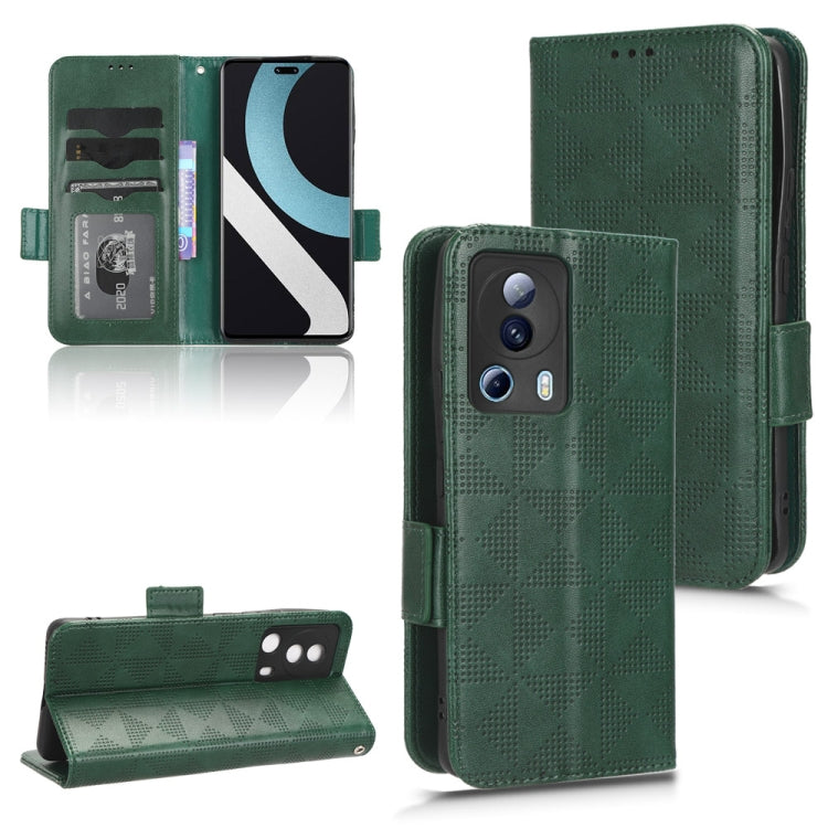 For Xiaomi 13 Lite / Civi 2 / 12 Lite NE Symmetrical Triangle Leather Phone Case