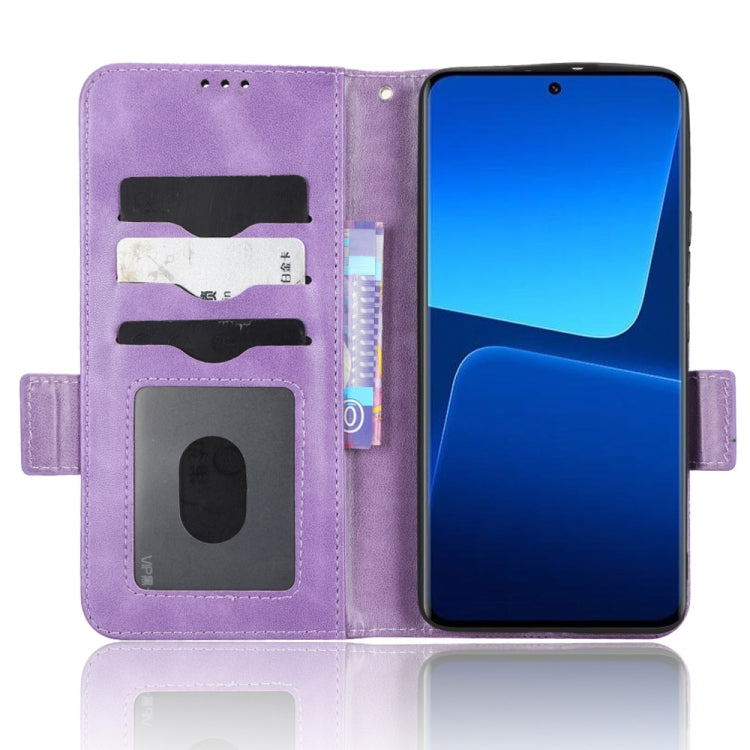 For Xiaomi 13 Symmetrical Triangle Leather Phone Case