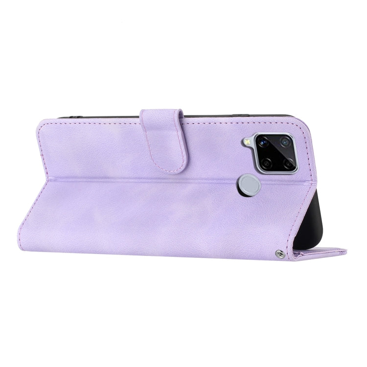 Heart Pattern Skin Feel Leather Phone Case For Realme C15/C12/Narzo 20/7i Global/Narzo 30A/C25/C25s