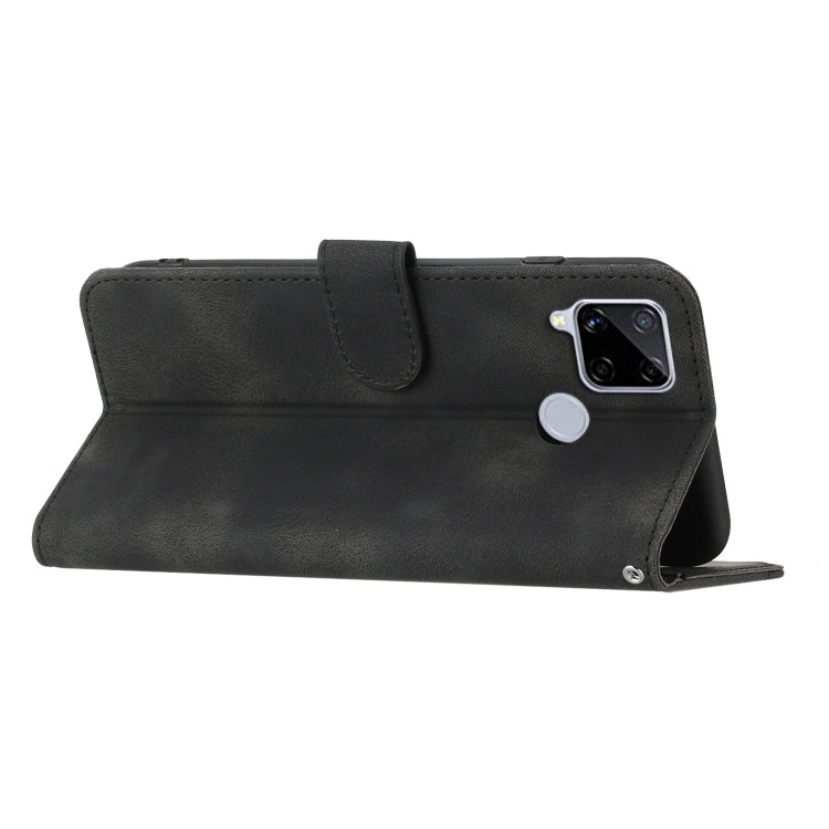 Heart Pattern Skin Feel Leather Phone Case For Realme C15/C12/Narzo 20/7i Global/Narzo 30A/C25/C25s