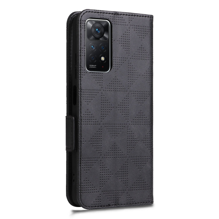 For Xiaomi Redmi Note 11 Pro Global Symmetrical Triangle Leather Phone Case