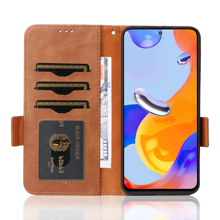 For Xiaomi Redmi Note 11 Pro Global Symmetrical Triangle Leather Phone Case