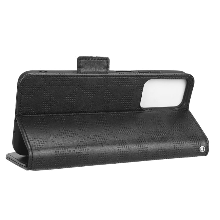 For Xiaomi Redmi 11 Prime 4G Symmetrical Triangle Leather Phone Case