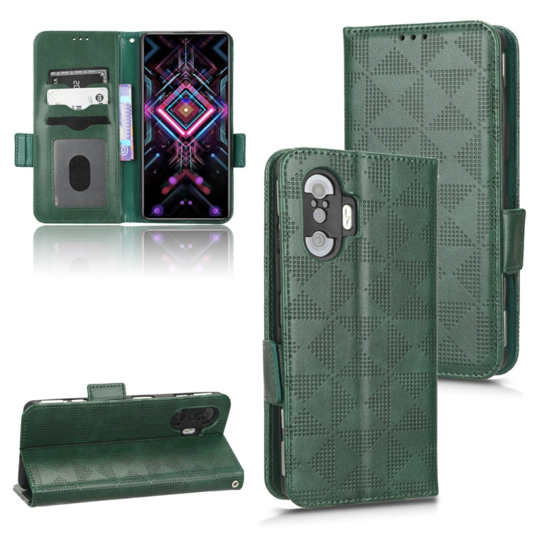 For Xiaomi Redmi K40 Gaming / Poco F3 GT Symmetrical Triangle Leather Phone Case