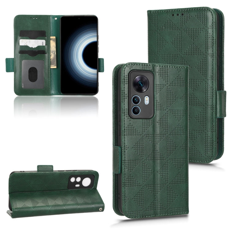 For Xiaomi Redmi K50 Ultra Symmetrical Triangle Leather Phone Case