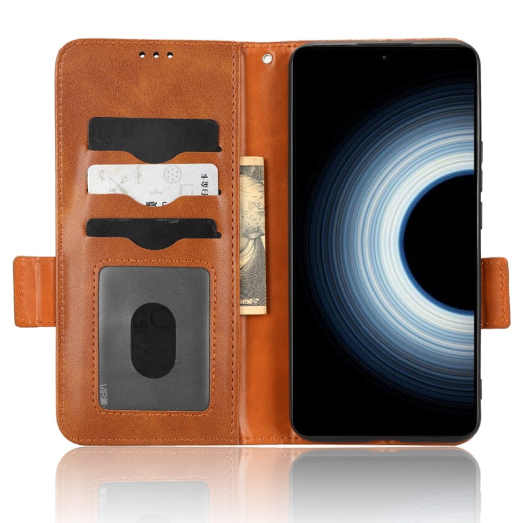 For Xiaomi Redmi K50 Ultra Symmetrical Triangle Leather Phone Case