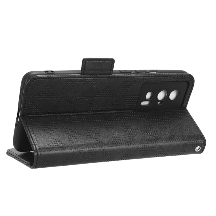 For Xiaomi Redmi K60 5G / K60 Pro Symmetrical Triangle Leather Phone Case