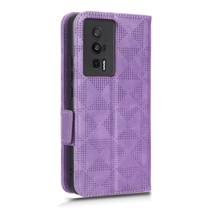 For Xiaomi Redmi K60 5G / K60 Pro Symmetrical Triangle Leather Phone Case