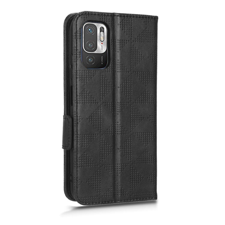 For Xiaomi Redmi Note 10 5G / 10T 5G Symmetrical Triangle Leather Phone Case