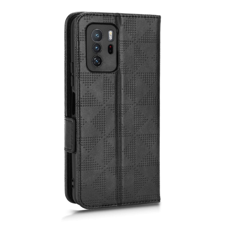 For Xiaomi Redmi Note 10 Pro 5G / Poco X3 GT Symmetrical Triangle Leather Phone Case