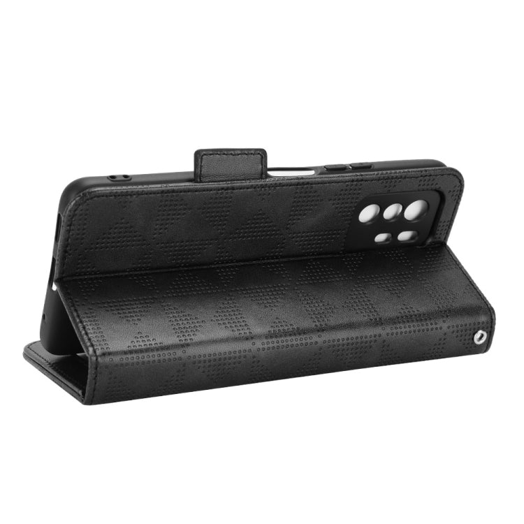For Xiaomi Redmi Note 10 Pro 5G / Poco X3 GT Symmetrical Triangle Leather Phone Case