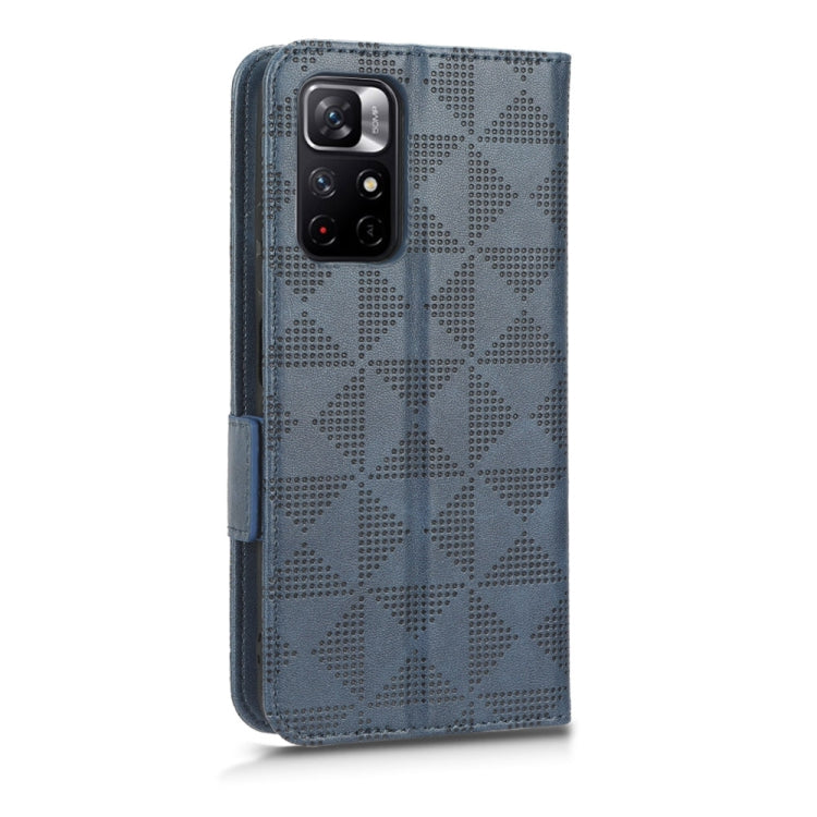 For Xiaomi Redmi 10/Note 11S 5G/Poco M4 Pro 5G Symmetrical Triangle Leather Phone Case