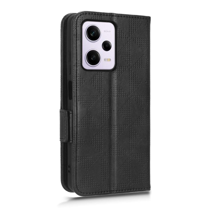 For Xiaomi Redmi Note 12 Pro+ 5G Global Symmetrical Triangle Leather Phone Case