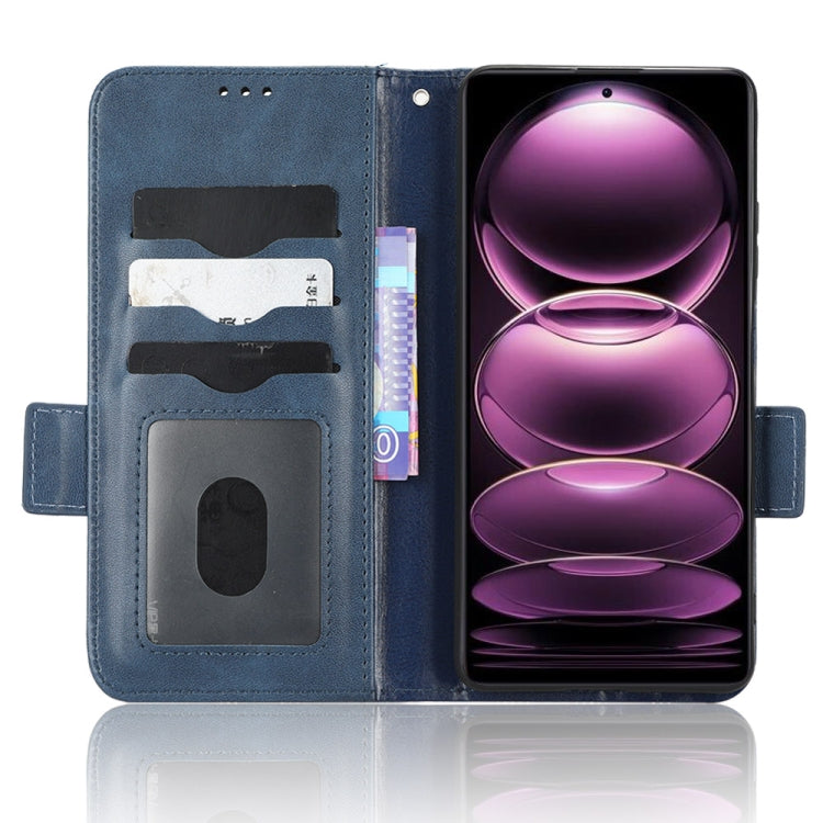 For Xiaomi Redmi Note 12 Pro+ 5G Global Symmetrical Triangle Leather Phone Case