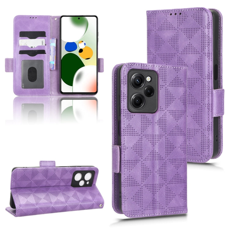 For Xiaomi Redmi Note 12 Pro Speed Symmetrical Triangle Leather Phone Case