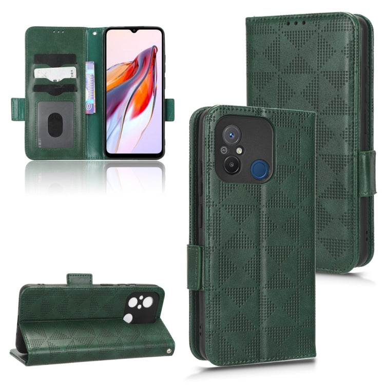For Xiaomi Redmi 11A 4G Symmetrical Triangle Leather Phone Case