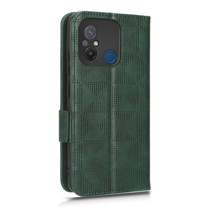 For Xiaomi Redmi 11A 4G Symmetrical Triangle Leather Phone Case