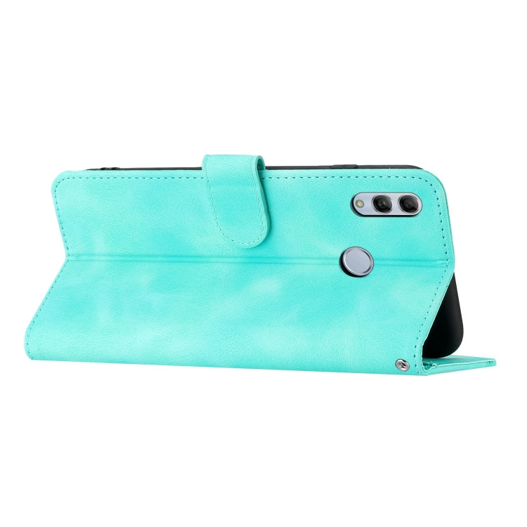 For Honor 10 Lite/Huawei P smart 2019 Heart Pattern Skin Feel Leather Phone Case