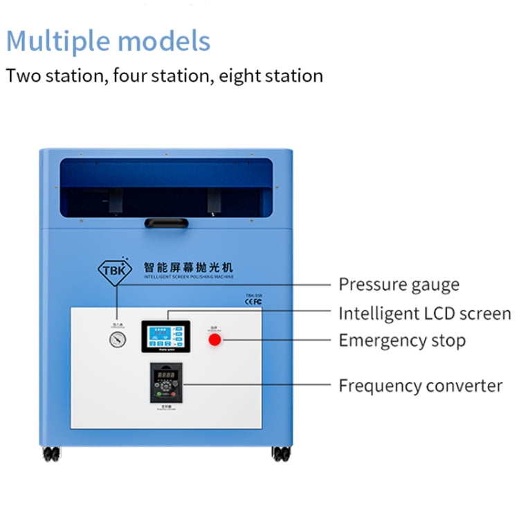 TBK 938 Multi-station Mobile Phone Screen Water Mill Polishing Machine