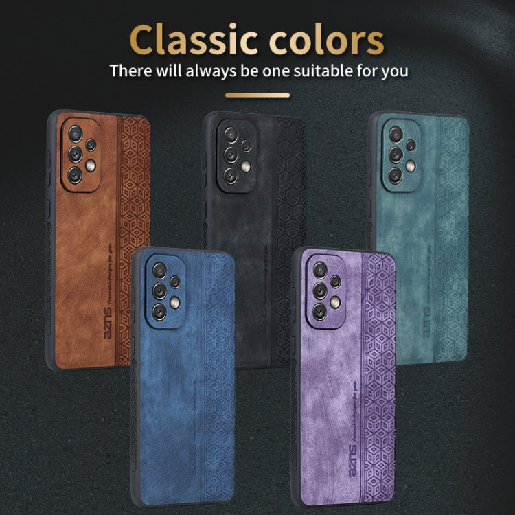 For Samsung Galaxy A52 5G AZNS 3D Embossed Skin Feel Phone Case