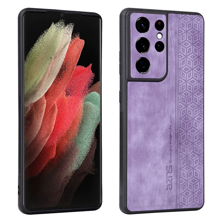 For Samsung Galaxy S21 Ultra 5G AZNS 3D Embossed Skin Feel Phone Case
