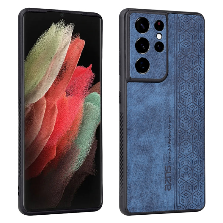 For Samsung Galaxy S21 Ultra 5G AZNS 3D Embossed Skin Feel Phone Case