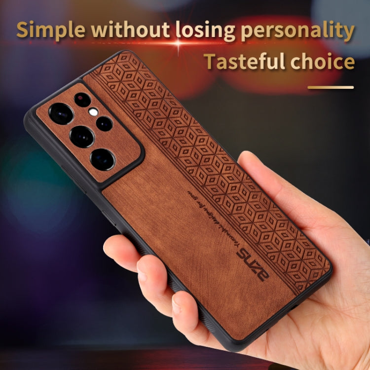 For Samsung Galaxy S21 Ultra 5G AZNS 3D Embossed Skin Feel Phone Case