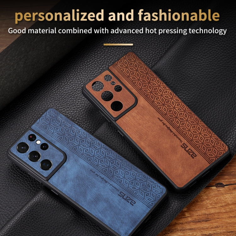 For Samsung Galaxy S21 Ultra 5G AZNS 3D Embossed Skin Feel Phone Case