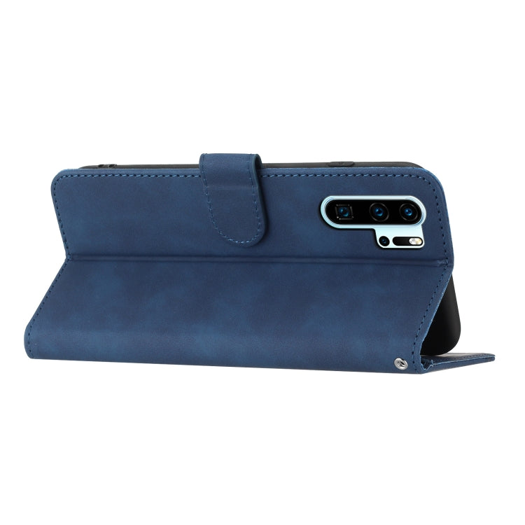 For Huawei P30 Pro Heart Pattern Skin Feel Leather Phone Case