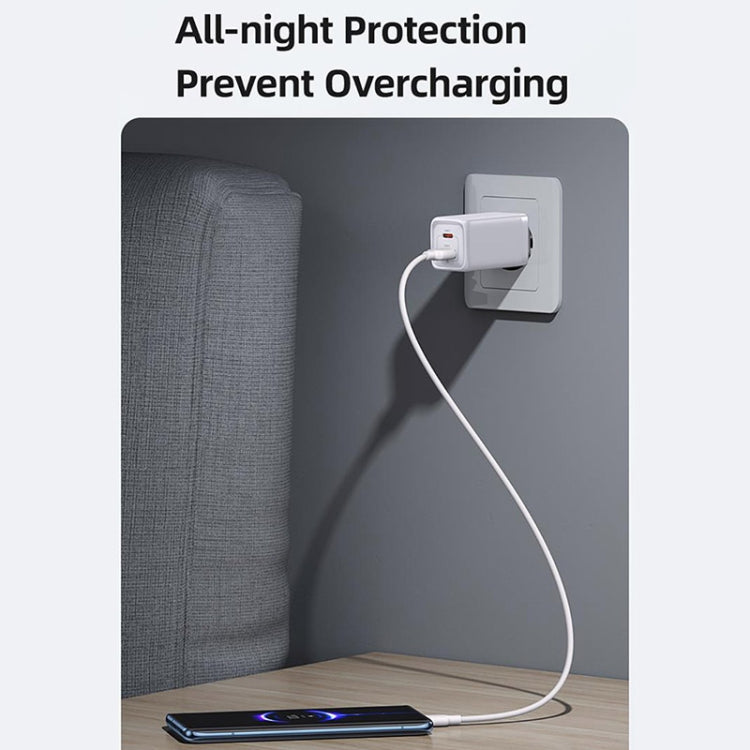 USAMS US-SJ601 U84 USB to USB-C / Type-C 3A Charging Data Cable, Length:1m