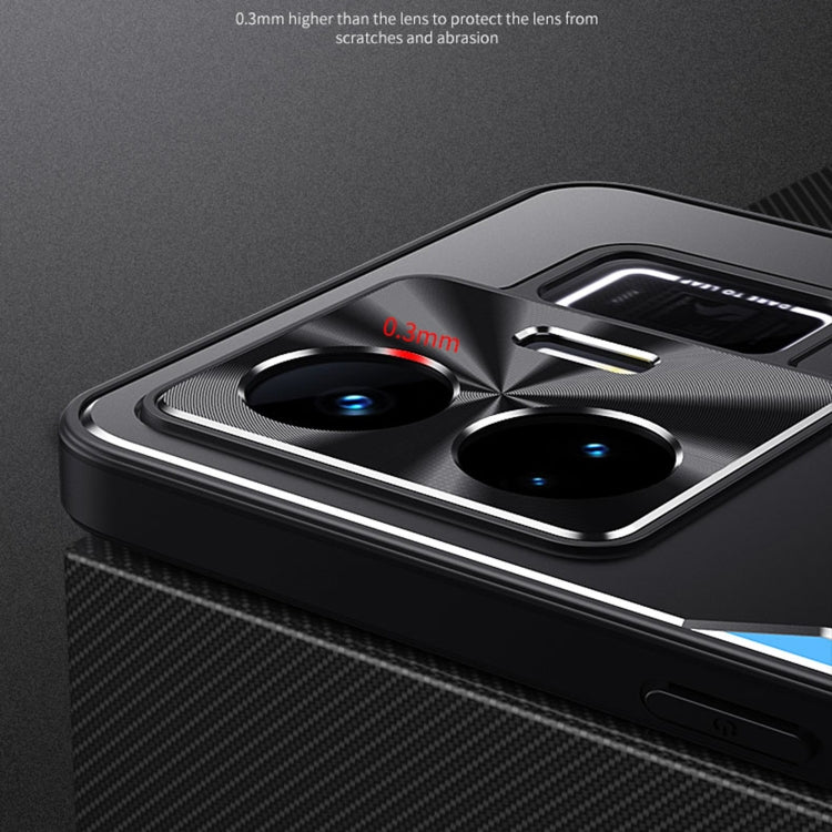 For Realme GT Neo5 Blade Series TPU + Titanium Alloy Phone Case with Holder
