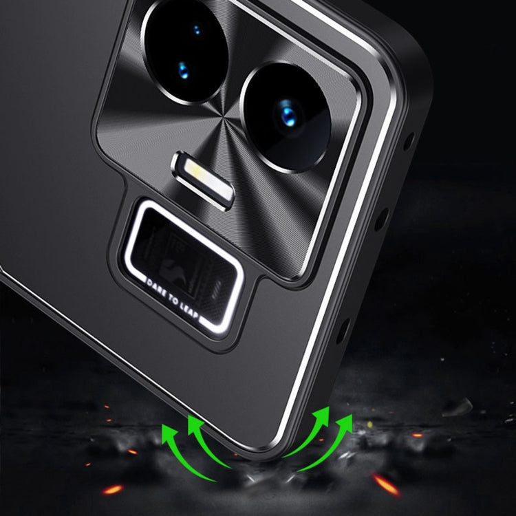 For Realme GT Neo5 Blade Series TPU + Titanium Alloy Phone Case with Holder