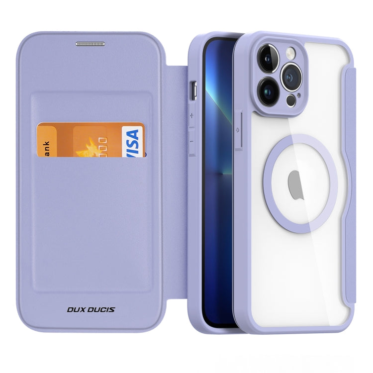 For iPhone 13 Pro Max DUX DUCIS Skin X Pro Series Magsafe PC + TPU Leather Phone Case