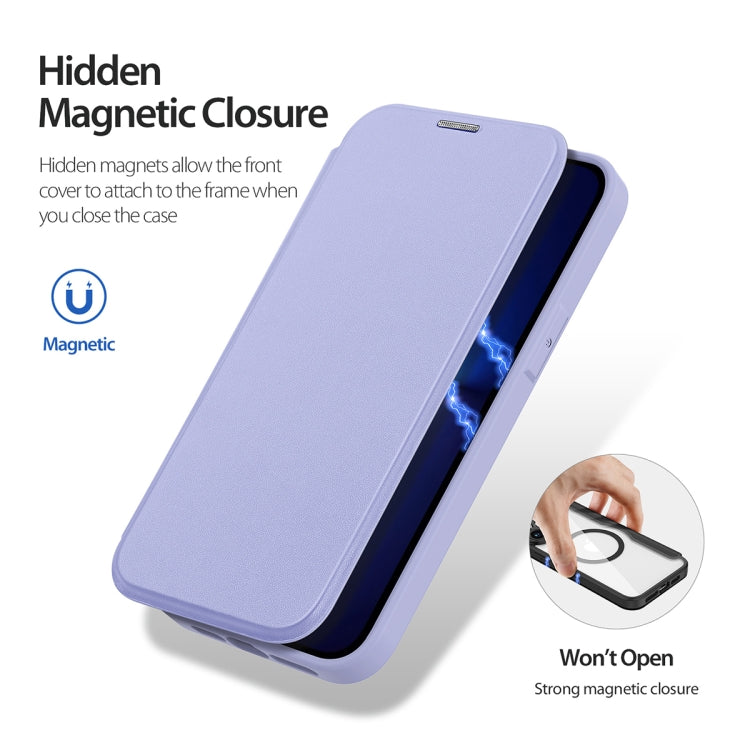 For iPhone 13 Pro Max DUX DUCIS Skin X Pro Series Magsafe PC + TPU Leather Phone Case