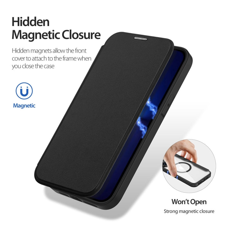 For iPhone 13 Pro Max DUX DUCIS Skin X Pro Series Magsafe PC + TPU Leather Phone Case