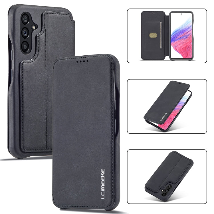 For Samsung Galaxy A54 5G LC.IMEEKE Hon Ancient Series Horizontal Flip Leather Phone Case