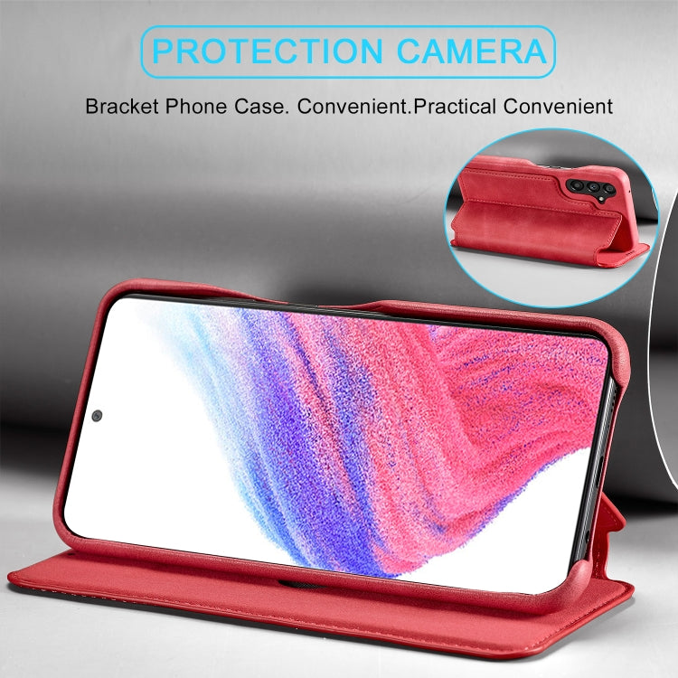 For Samsung Galaxy A54 5G LC.IMEEKE Hon Ancient Series Horizontal Flip Leather Phone Case