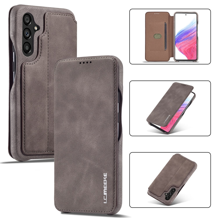 For Samsung Galaxy A54 5G LC.IMEEKE Hon Ancient Series Horizontal Flip Leather Phone Case