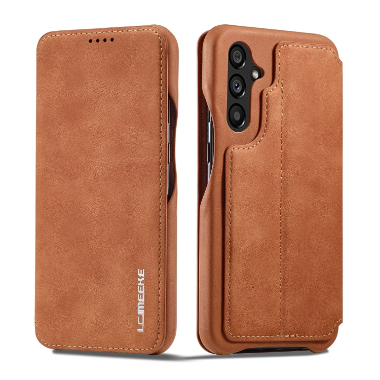 For Samsung Galaxy A54 5G LC.IMEEKE Hon Ancient Series Horizontal Flip Leather Phone Case