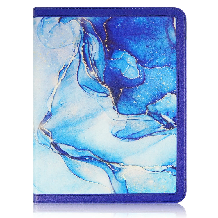 For iPad 10th Gen 10.9 2022 Marble Pattern Stitching Leather Tablet Case